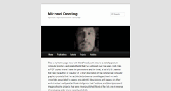 Desktop Screenshot of michaelfrankdeering.com