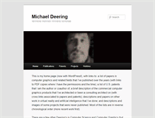 Tablet Screenshot of michaelfrankdeering.com
