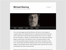 Tablet Screenshot of michaelfrankdeering.info